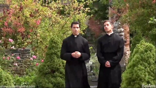 Scandal at the Vatican - gay porno twink  bareback big cock